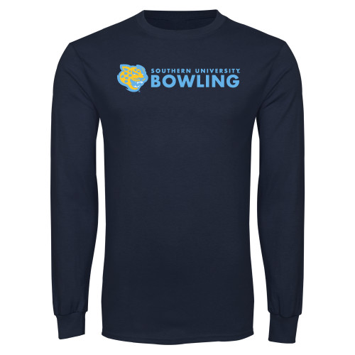  Navy Long Sleeve T Shirt - Southern University Bowling