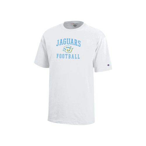  Champion Youth White Short Sleeve Tee - Jaguars Football