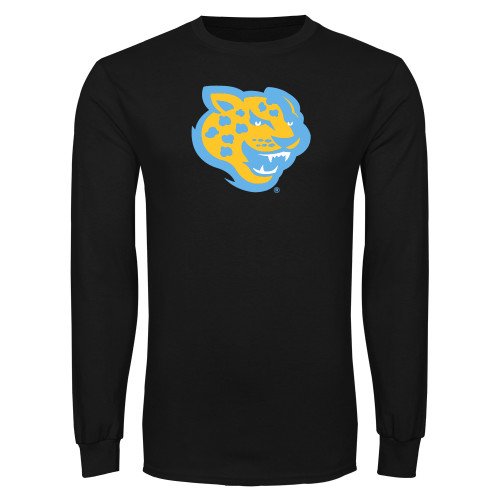  Black Long Sleeve T Shirt - Souther University Jaguar Head