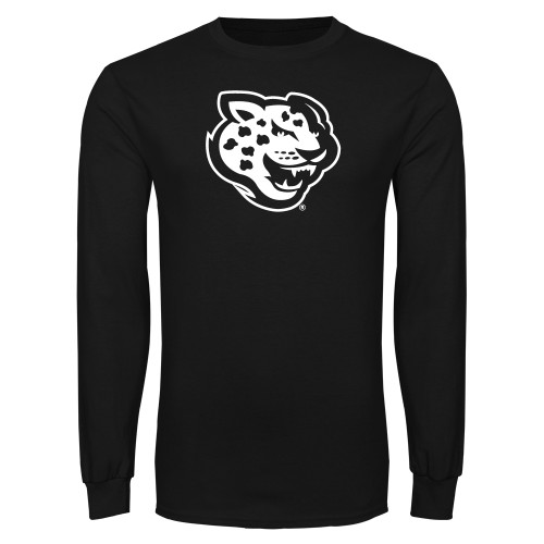  Black Long Sleeve T Shirt - Souther University Jaguar Head