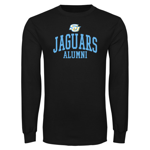  Black Long Sleeve T Shirt - SU Jaguars Alumni