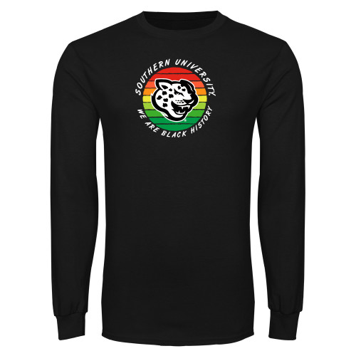  Black Long Sleeve T Shirt - We are Black History