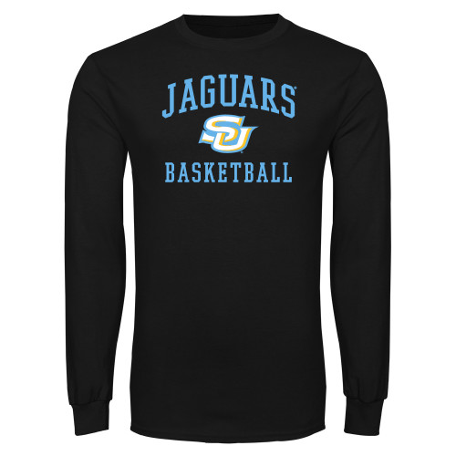  Black Long Sleeve T Shirt - Jaguars Basketball