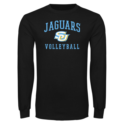 Black Long Sleeve T Shirt - Jaguars Volleyball