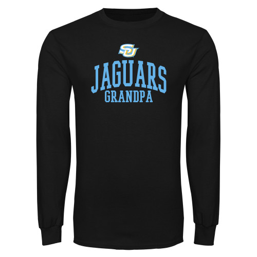  Black Long Sleeve T Shirt - SU Jaguars Grandpa