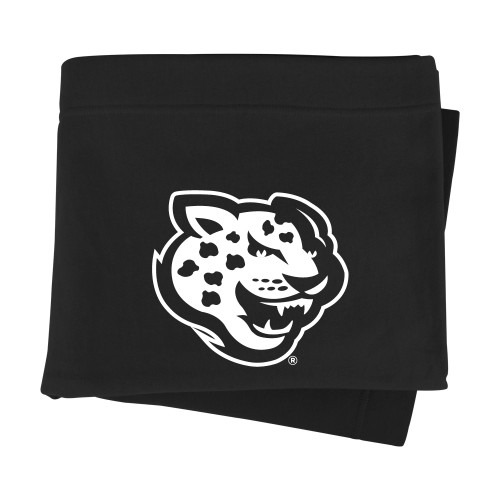  Black Sweatshirt Blanket - Souther University Jaguar Head