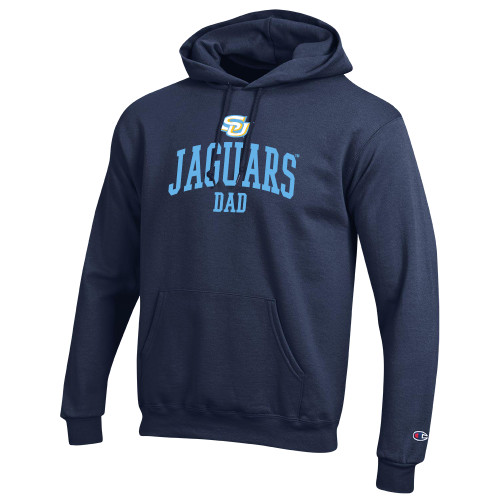  Champion Navy Fleece Hoodie - SU Jaguars Dad
