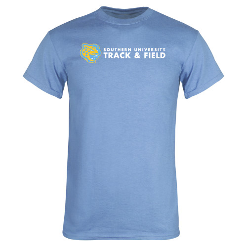  Light Blue T Shirt - Southern University Track and Field
