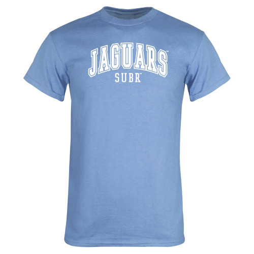  Light Blue T Shirt - Souther University Stacked w/ Jaguar
