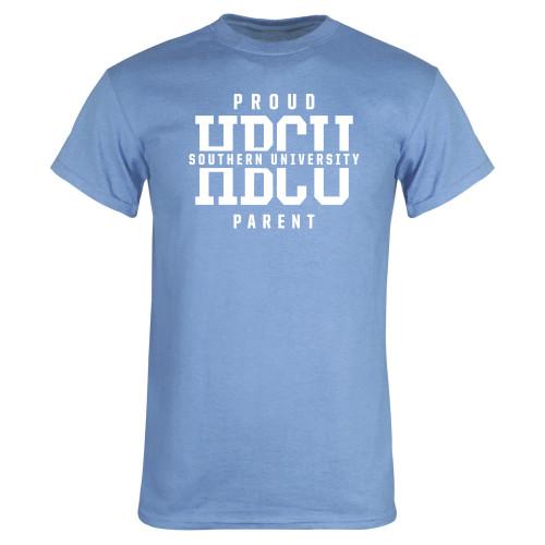  Light Blue T Shirt - Southern University Proud Parent