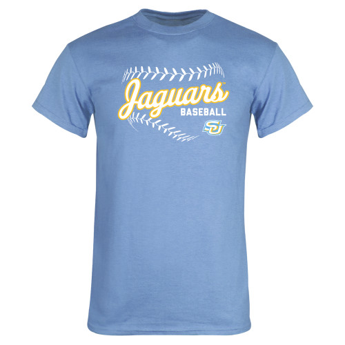  Light Blue T Shirt - Jaguars Baseball Graohic