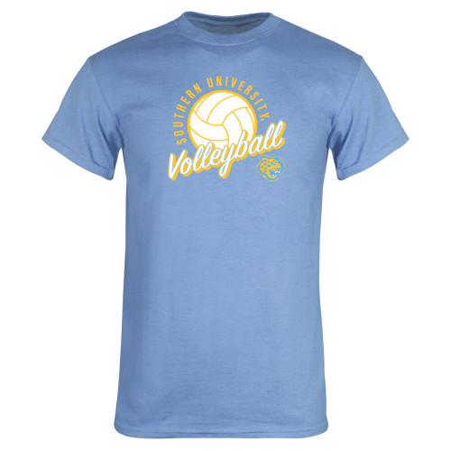  Light Blue T Shirt - Jaguars Volleyball Graohic