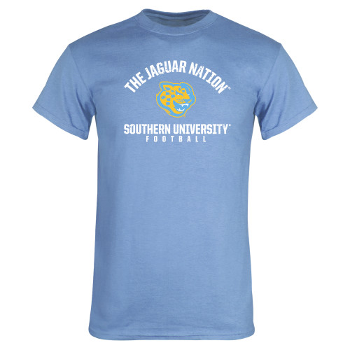  Light Blue T Shirt - The Jaguar Nation - Football