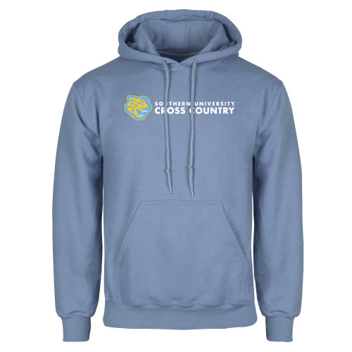  Light Blue Fleece Hoodie - Southern University Cross Country