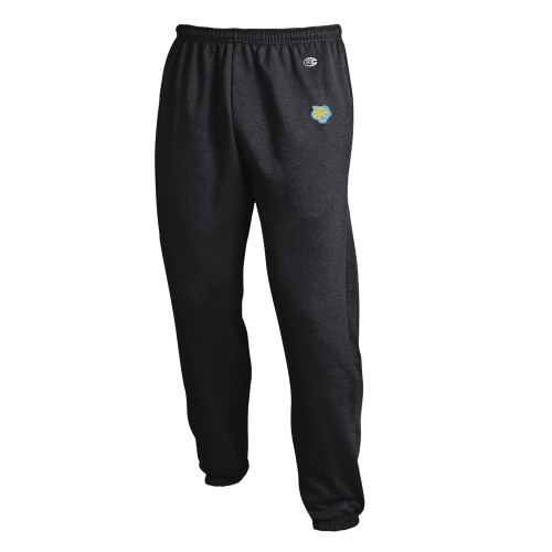  Champion Black Banded Bottom Sweatpants - Souther University Jaguar Head