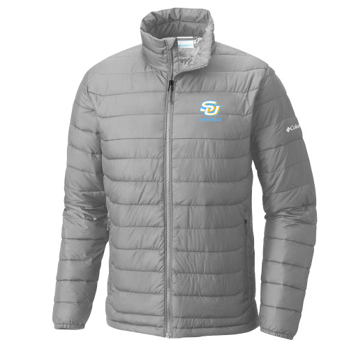  Columbia Grey Powder Lite Jacket - Interlocking SU - Baseball