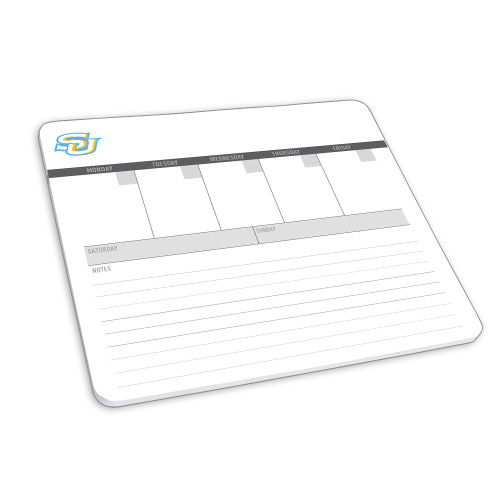  Mousepad/Week At A Glance Note Pad - Interlocking SU - Primary Athletics Mark