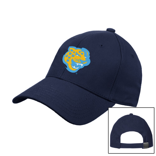  Navy Structured Adjustable Pro Style Hat - Souther University Jaguar Head