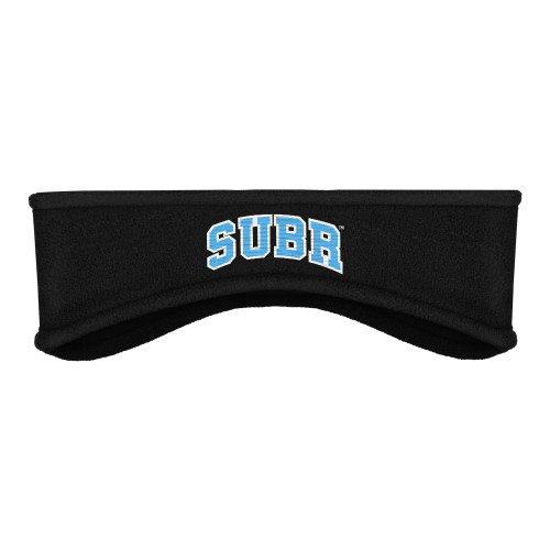  Black Stretch Fleece Headband - Arched SUBR