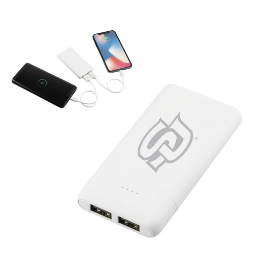  Tilt High Density 5000 mAh Power Bank - Interlocking SU - Primary Athletics Mark Engraved