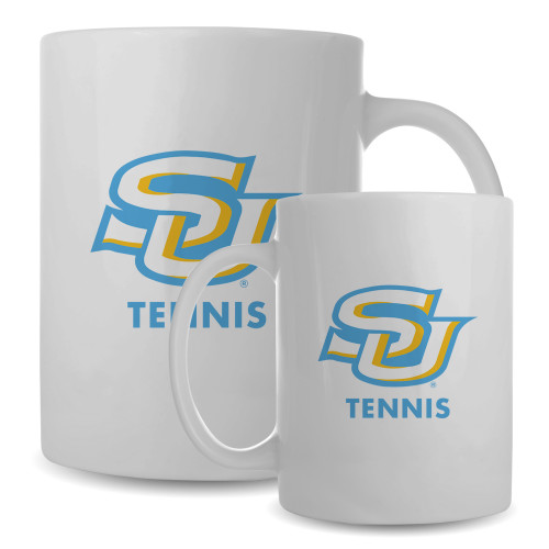  Full Color White Mug 15oz - SU Tennis