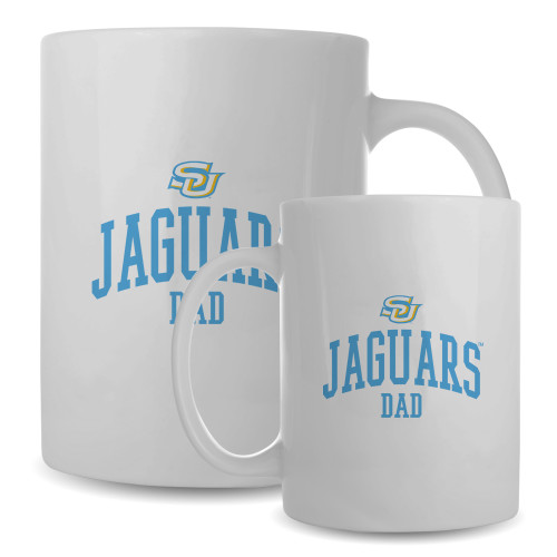  Full Color White Mug 15oz - SU Jaguars Dad