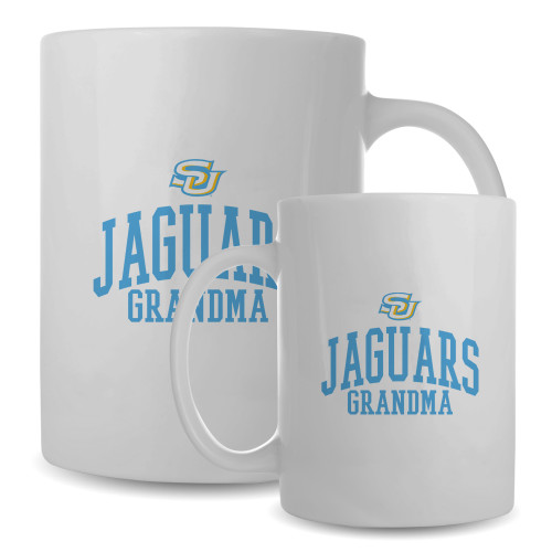  Full Color White Mug 15oz - SU Jaguars Grandma