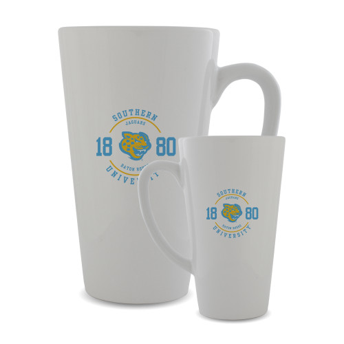  Full Color Latte Mug 17oz - Southern University w/ Jaguar