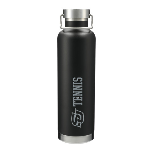  Thor Copper Vacuum Insulated Black Bottle 32oz - SU Tennis Engraved