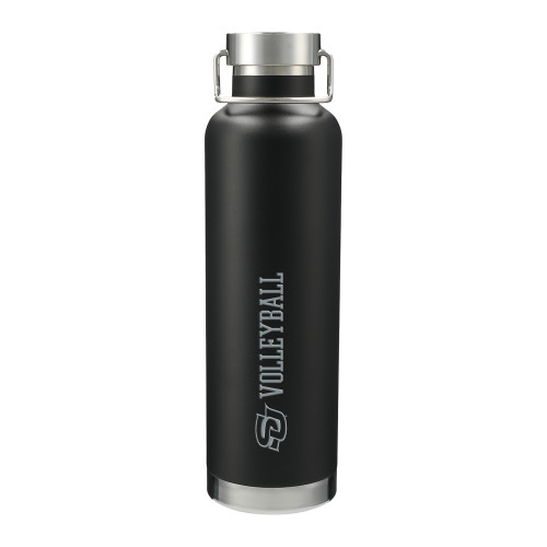  Thor Copper Vacuum Insulated Black Bottle 32oz - SU Volleyball Engraved
