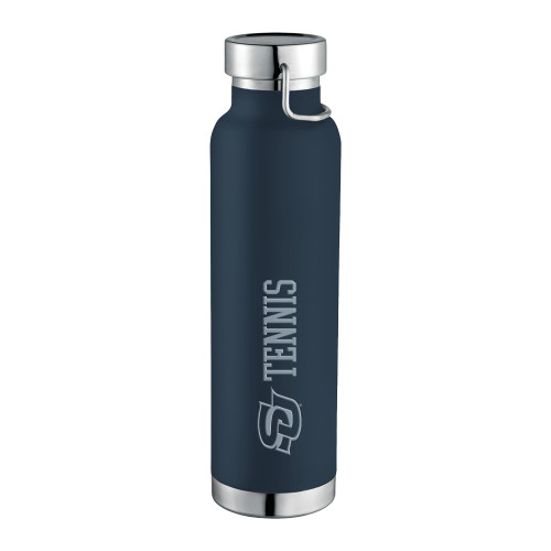 Thor Copper Vacuum Insulated Navy Bottle 22oz - SU Tennis Engraved