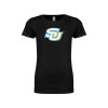 Thumbnail image for  Next Level Girls Black Fashion Fit T Shirt