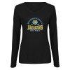 Thumbnail image for  Womens Black Long Sleeve V Neck Tee 