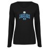 Thumbnail image for  Womens Black Long Sleeve V Neck Tee 