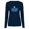 Thumbnail image for  Womens Navy Long Sleeve V Neck Tee