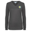 Thumbnail image for  Womens Charcoal Heather VNeck Sweater