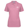 Thumbnail image for  Womens Silk Touch Light Pink Pique Polo