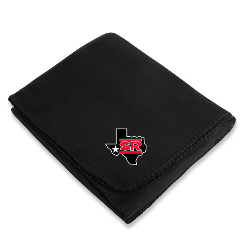  Black Arctic Fleece Blanket - Primary Mark Embroidery