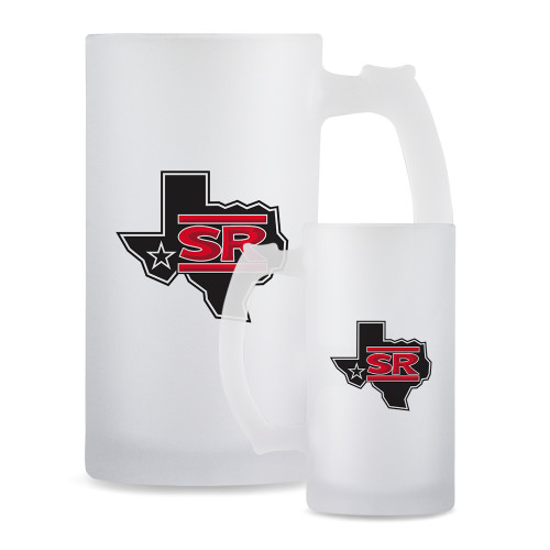Sul Ross Full Color Decorative Frosted Glass Mug 16oz