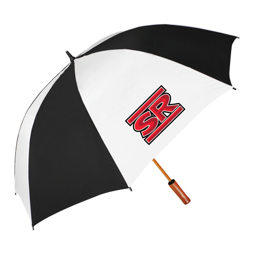  64 Inch Black/White Umbrella - SR Bar