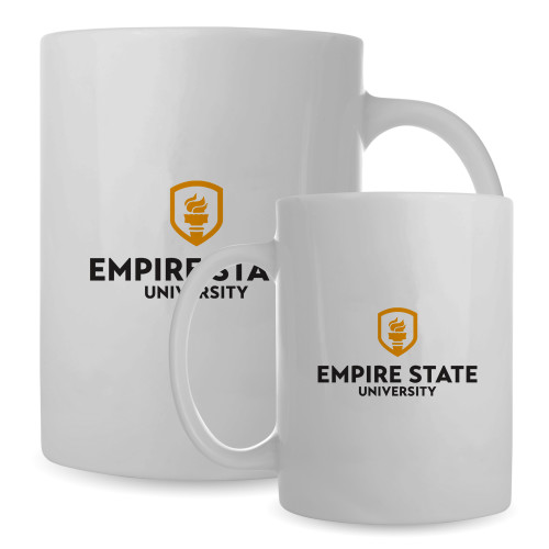 SUNY Empire Full Color White Mug 15oz