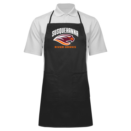  Full Length Black Apron - Primary Mark