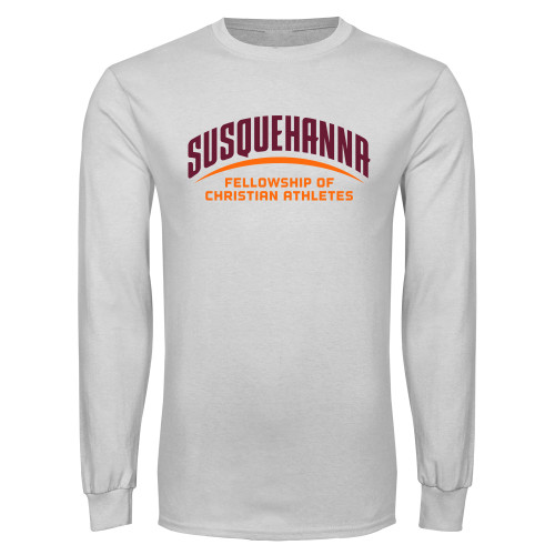  White Long Sleeve T Shirt - Christian Athletes
