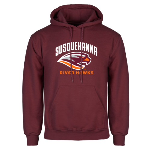  Maroon Fleece Hoodie - Primary Mark