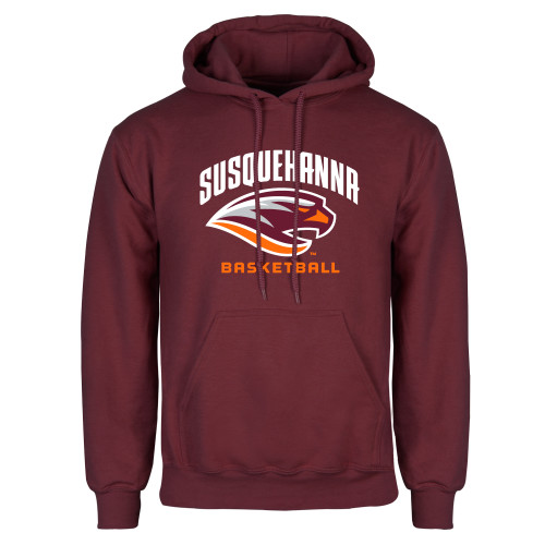  Maroon Fleece Hoodie - Basketball