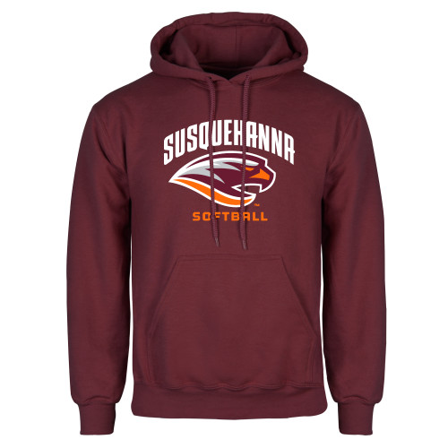  Maroon Fleece Hoodie - Softball