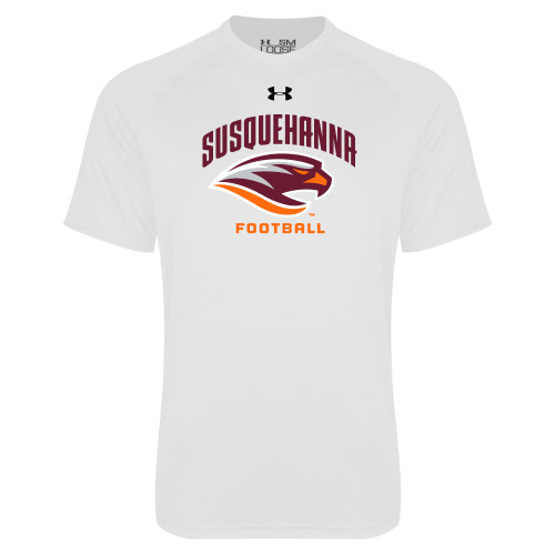  Under Armour White Tech Tee - Football