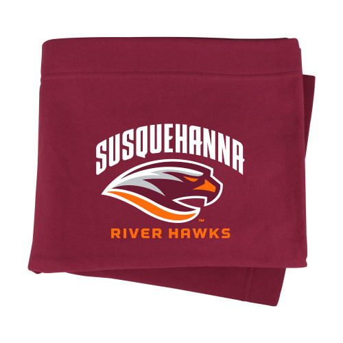  Maroon Sweatshirt Blanket - Primary Mark