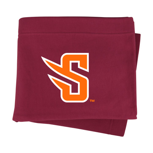 Maroon Sweatshirt Blanket - S