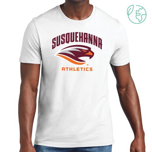  Allmade White Organic Cotton Tee - River Hawk
